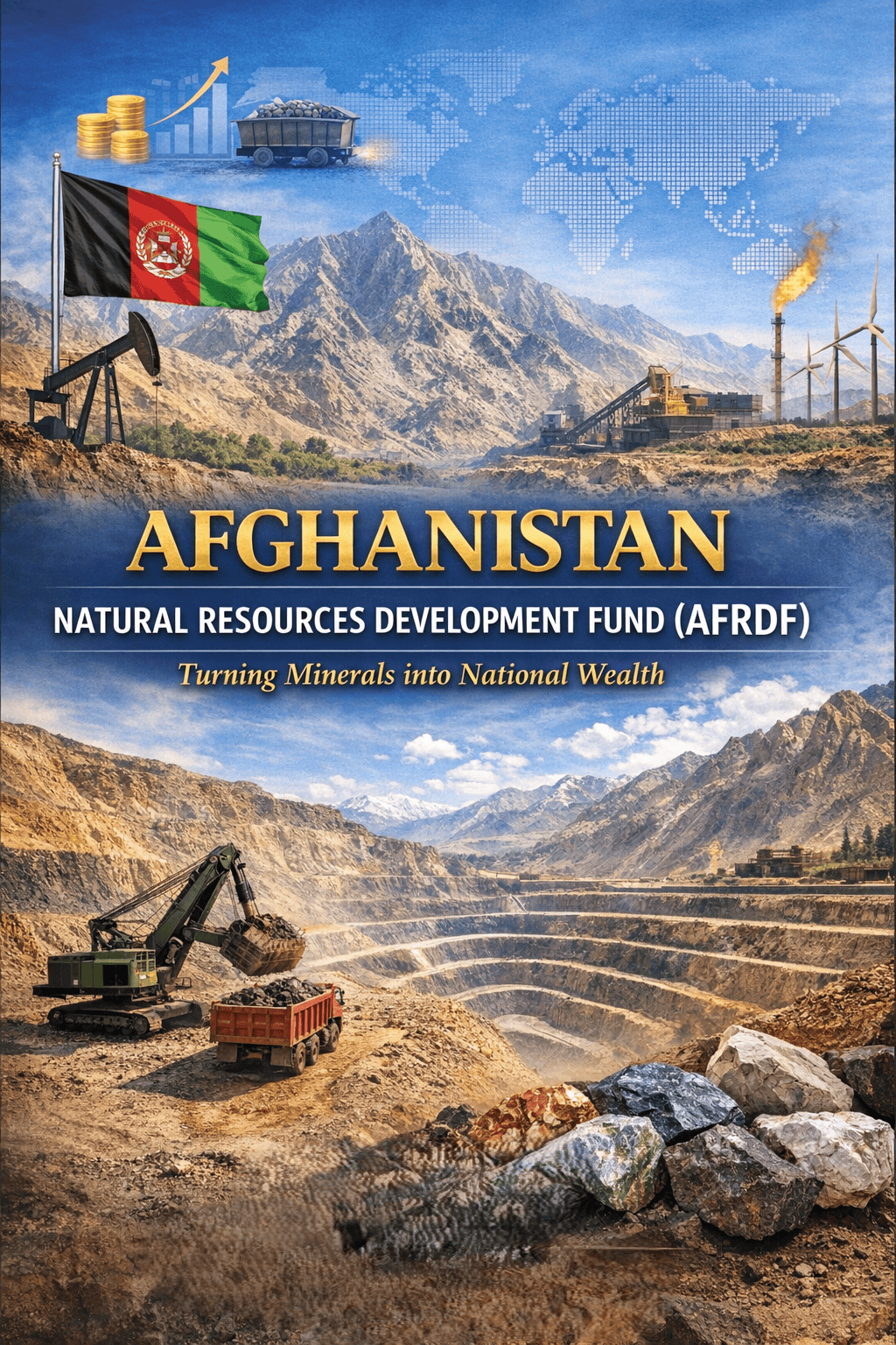 Afghanistan natural resources development, mining, and energy projects.