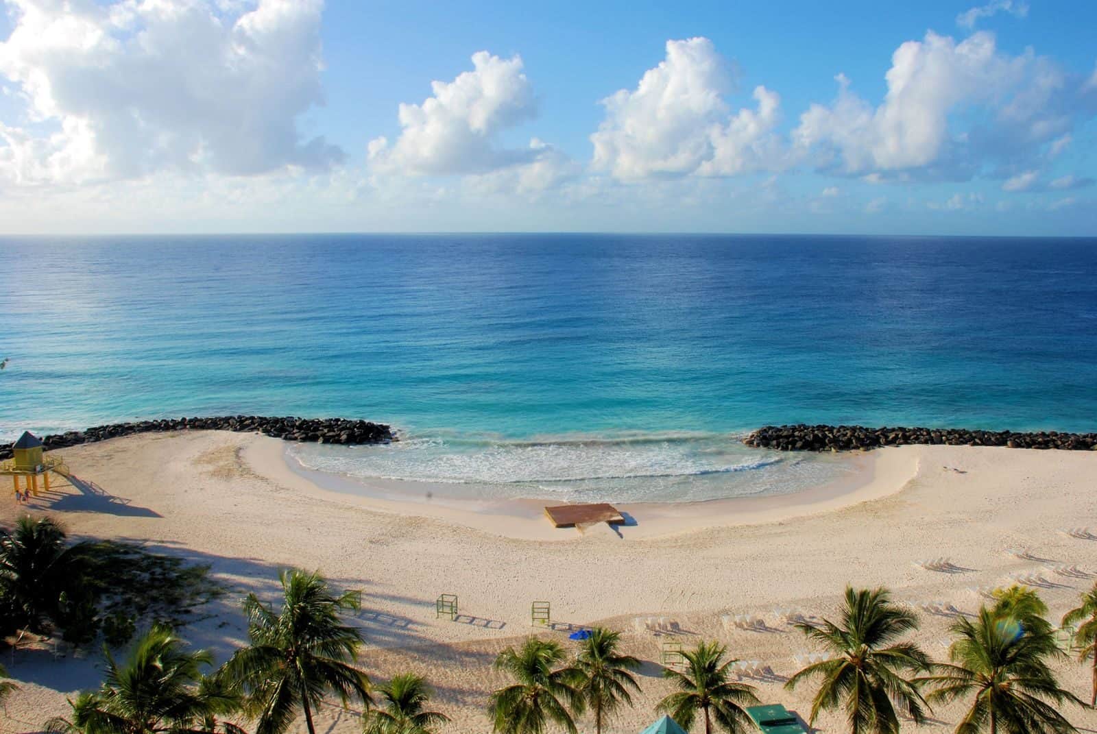 Barbados coastline and cliffs