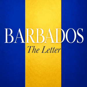 Book cover of Barbados: The Letter, part of the National Blueprint Series.